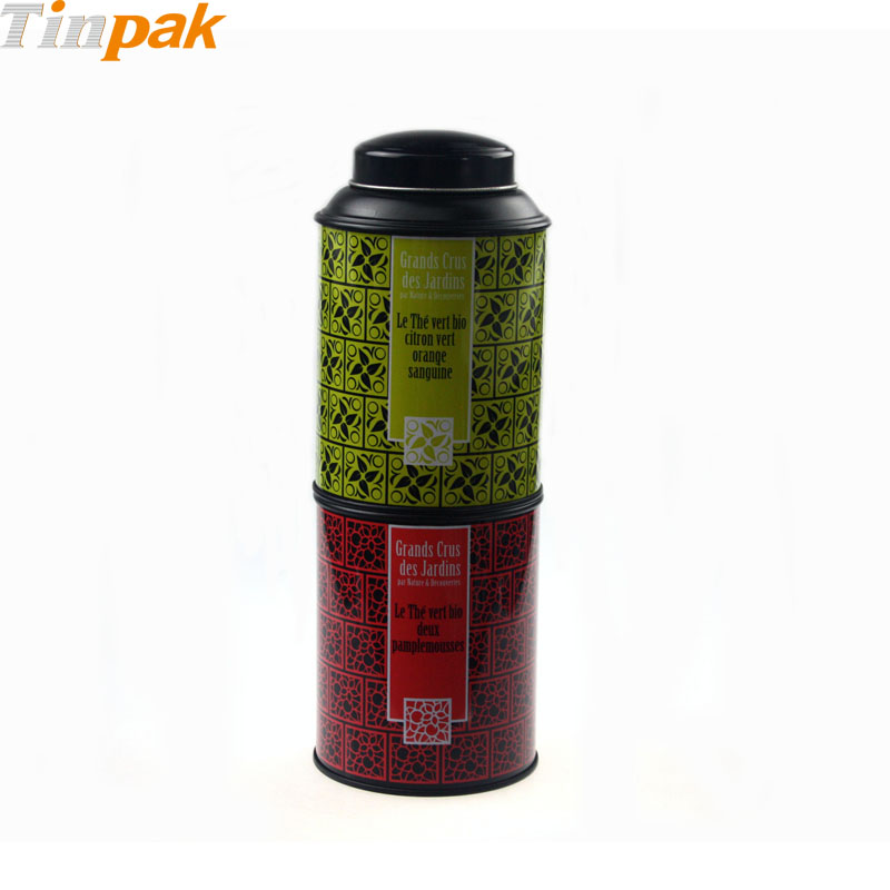 stackable tea tins